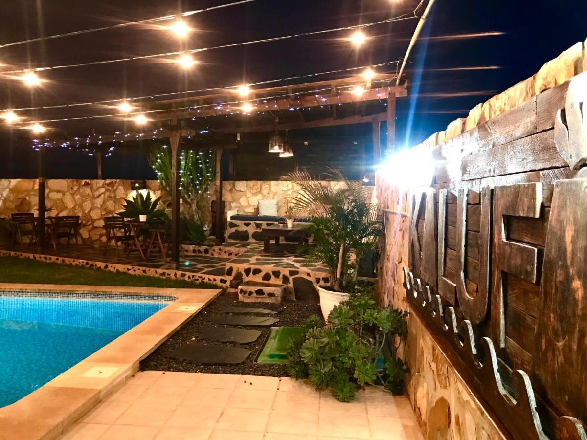 Kalufa Surf House Hostel El Cuchillo Kültér fotó